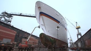 MS Europa: Werfterneuerungen 2017 MS Europa: Werfterneuerungen 2017