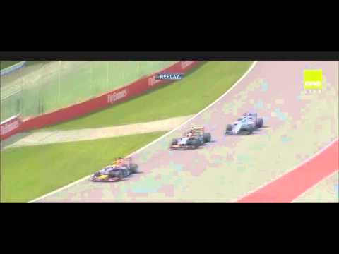 F1 2014 - Massa And Perez Crash In Slow Motion[HD]