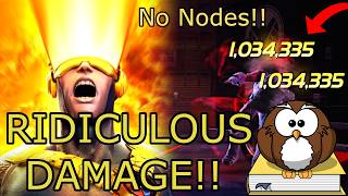 UNREAL DAMAGE NUMBERS!! - Blue Cyclops takes on 77 MILLION HEALTH!! - MCOC