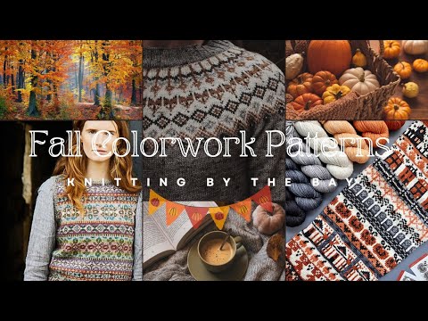 Fall Colorwork Knitting Patterns: Finished Home Cardi, A Sewn Coat, & A Colorwork Pattern Round Up!