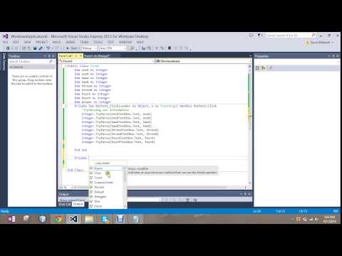 Sub Functions In Visual Basic