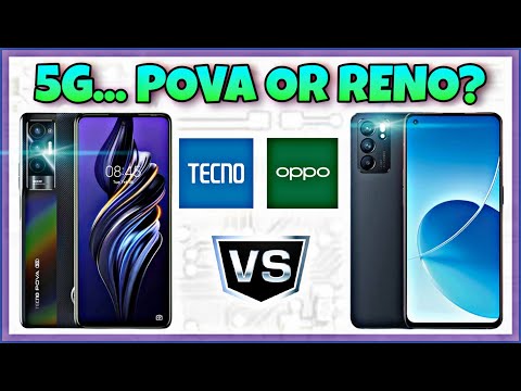 Tecno Pova 5G vs Oppo Reno6 5G | Specification | Comparison | Features | Price