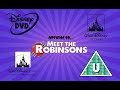 Opening To Meet The Robinsons 2007 UK DVD