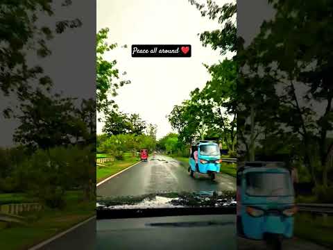 Long drive with nature and peace of mind ❤️ #longdrive #drive #nature #peace