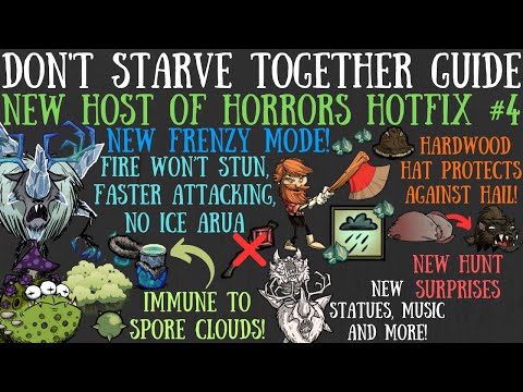 Host of Horrors Hotfix #4 - Deerclops Buff, Woodie Buff & More - Don't Starve Together Guide