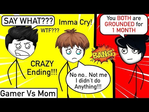 Gamer vs His Non Gamer Mom Video