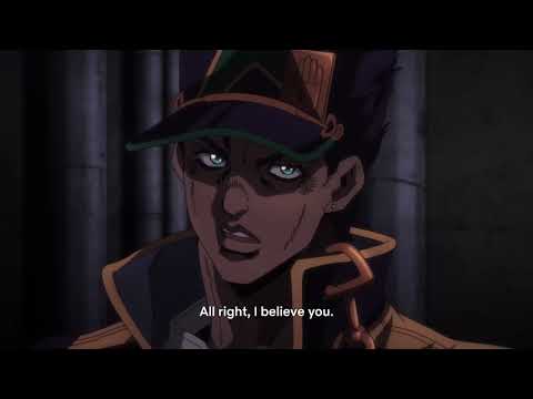 Jotaro's first ora barrage JoJo part 6