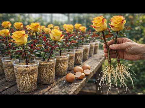 Tipps zur Rosenvermehrung mit Eiern! Schnelle und kräftige Wurzelbildung!