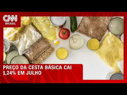 Abras: Preço de cesta cai 1,24% em julho enquanto consumo nos lares avança | CNN MERCADO