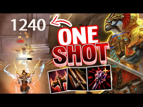My Viewer Gave me His Secret ONE SHOT Horus Build in SMITE!
