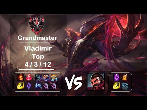 Top Vladimir vs Graves KR Challenger Patch 12.11