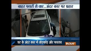 Gurugram: Miscreants throw stones on house after scuffle over parking, vandalise car