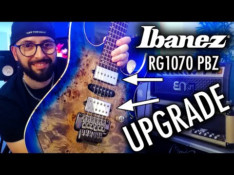IBANEZ RG1070PBZ-CBB MAJOR UPGRADE | NEW CUSTOM PICKUPS & ULTRA-WIRING | Riccardo Gioggi