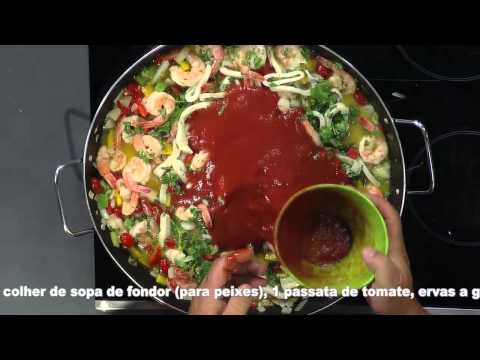 Receita bom sabor 30/12/2014 - Massa com camarão Lula Vinho Branco e especiarias - Parte 2