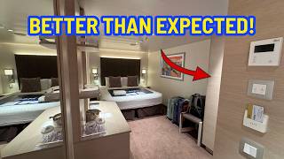Full Room Tour + Storage Review of MSC World America Deluxe Interior Cabin 10090