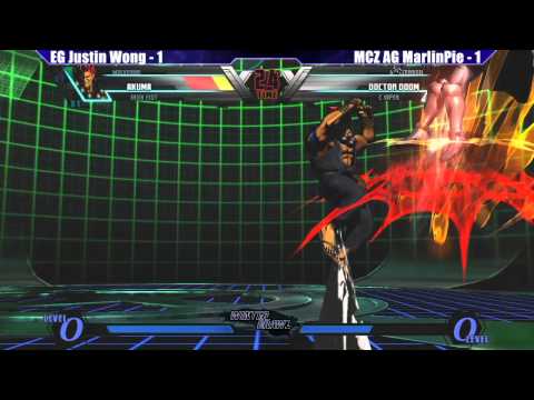 UMVC3 Losers Finals EG Justin Wong vs MCZ AG MarlinPie - WB6 Road to Evo 2012