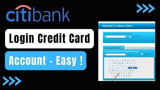 How to Login Citibank Credit Card Account !