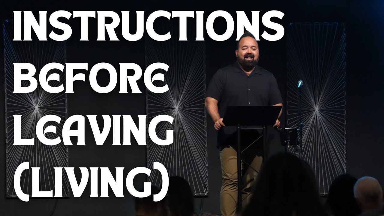 Instructions Before Leaving (Living)
