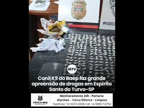 Mulher é presa põe tráfico de drogas em Espírito Santo do Turvo-SP