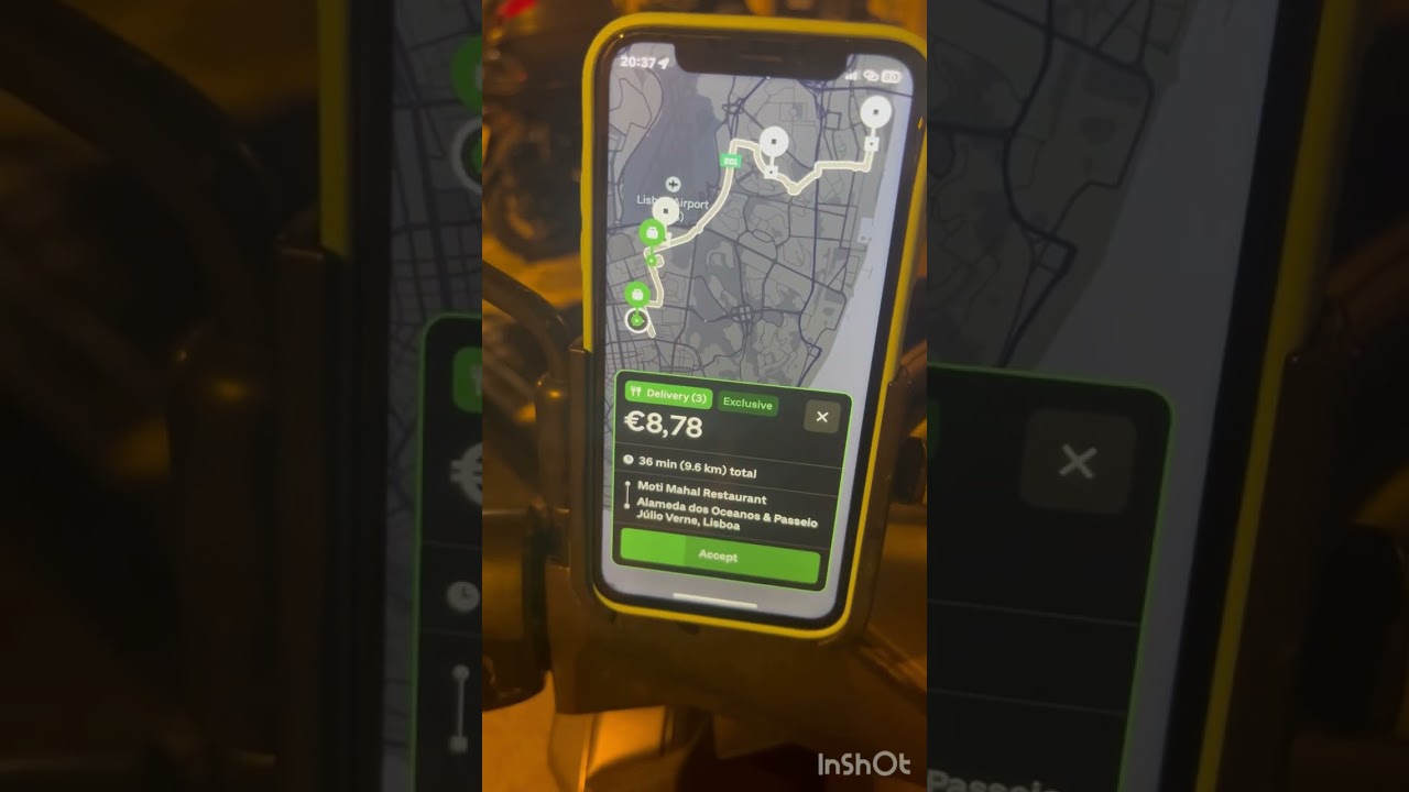 Day-3 uber eats delivery in Lisbon Portugal!