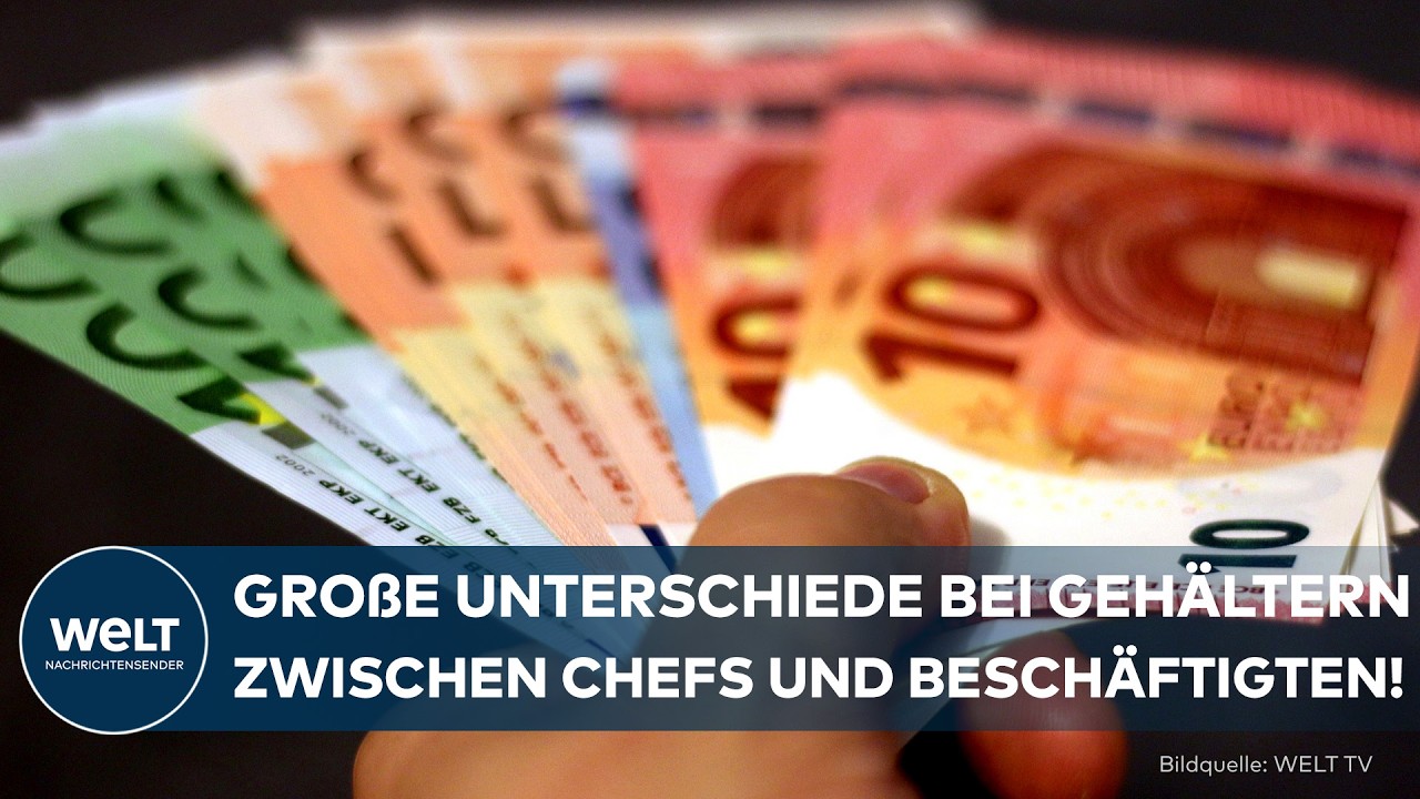 DEUTSCHLAND: Studie zeigt, die Einkommenslücke zwischen Konzernchefs und Beschäftigten wächst weiter