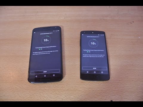Nexus 6 vs Nexus 5 Android 6.0 Marshmallow Benchmark Comparison Test