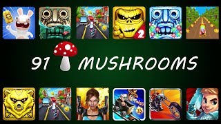 Rabbids Crazy Rush Vs Temple Run 2 Vs Bus Rush Vs Zombie Run 2 Vs Dog Run Vs Spirit Run.. 12 in 1