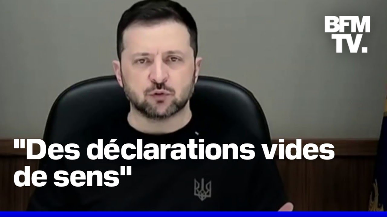 Ukraine: le Kremlin répond à la volonté de Zelensky d'entamer des négociations directes avec Poutine