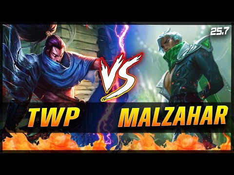 TheWanderingPro - Yasuo vs Malzahar MID Patch 25.7 - Yasuo Gameplay