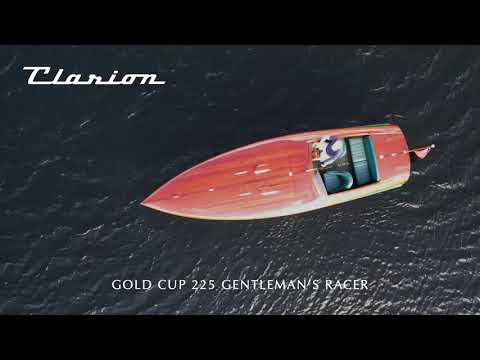 Clarion Boats of Muskoka: 22.5' Gold Cup Gentleman's Racer Speed Boat