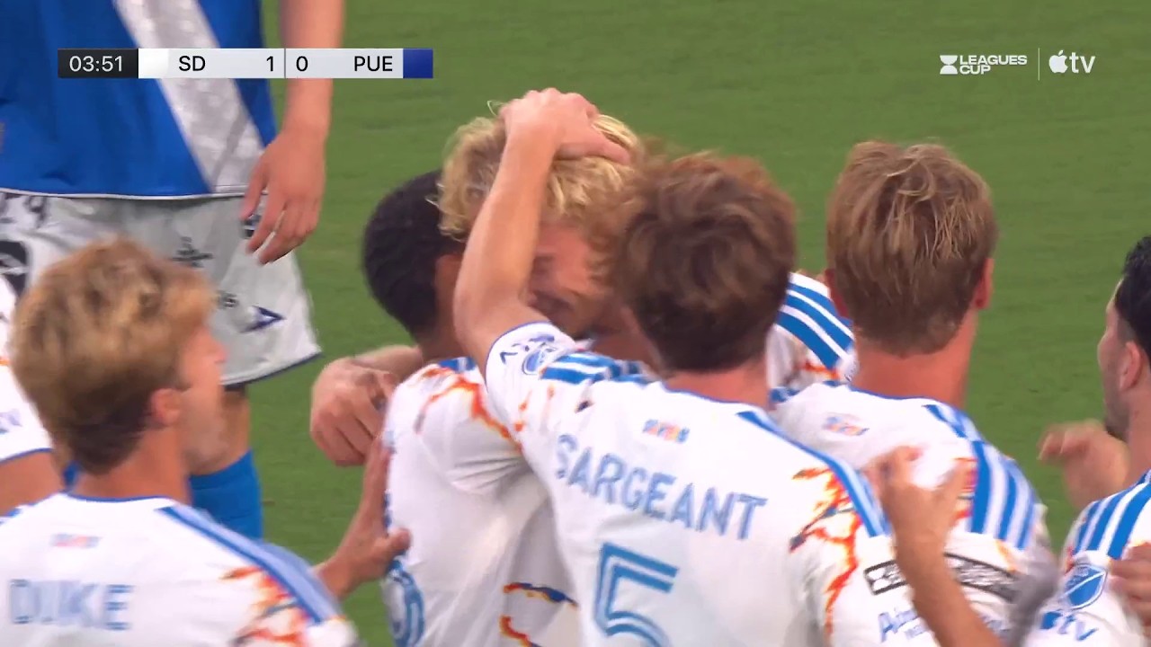 🔥 SAN DIEGO FC 3-2 PUEBLA | Intensidad total en el Snapdragon Stadium | HIGHLIGHTS | Leagues Cup