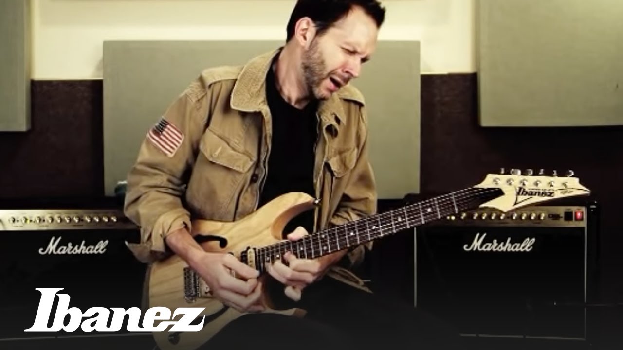 Paul Gilbert on the design and features of his Ibanez PGM80P Signature guitar - YouTube