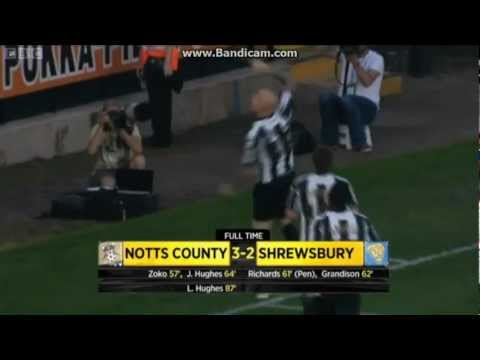 Notts County 3-2 Shrewsbury Town