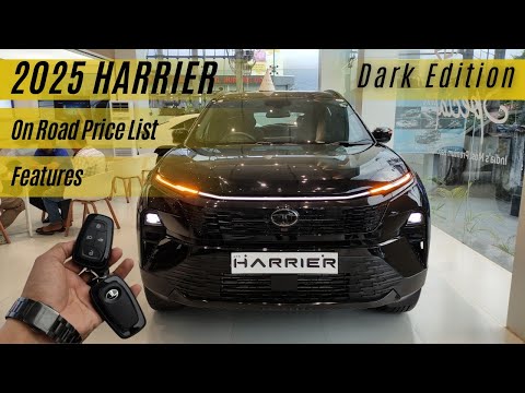 Tata Harrier Dark Edition 2025 🔥😱 Full Review | Features, Price & Mileage Revealed!