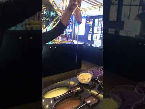 Dip ice-cream in Dubai at Mall of the Emirates…. Magnum ice-cream
