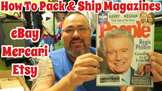 How To Pack And Ship Magazines You Sell On eBay, Mercari & Etsy