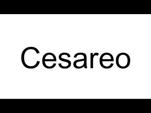 How to Pronounce Cesareo (Spanish)