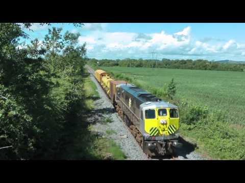Irish Rail 071 Class - PWD Spoil, Weed Sprayer, IWT liner, 2015 (Part One)