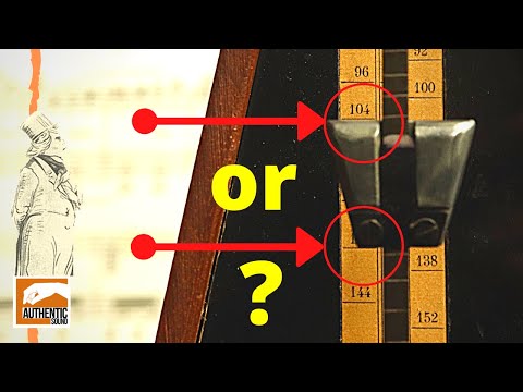 Did Beethoven read his metronome from BELOW the weight?? (Spoiler alert: He was smart enough not to)