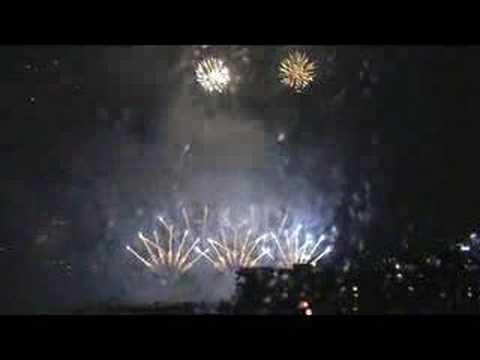 July 4 Fireworks over Charles River, Boston