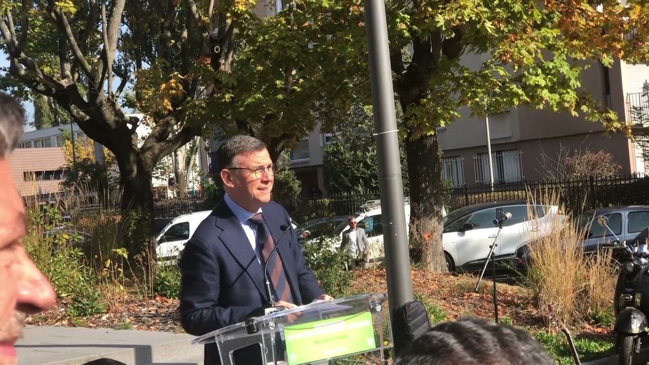Nouveau marché de Mitry-Ambourget à Aulnay-sous-Bois : discours du maire Bruno Beschizza