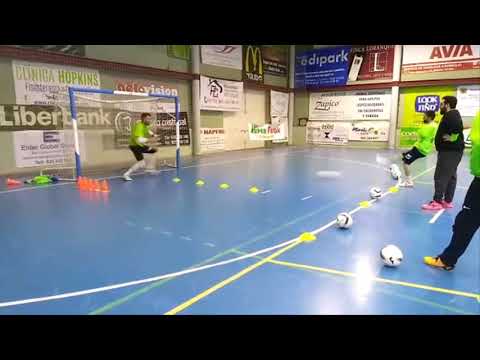 Entrenamiento específico portero fútbol sala, Fs Atlético Bargas
