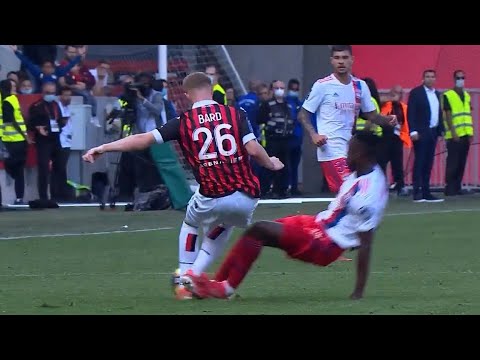 Tino Kadewere Red Card Vs OGC Nice | OGC Nice Vs Olympique Lyonnais | 1-2 |