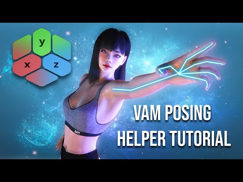 VAM / Virt-A-Mate Posing Helper Tutorial