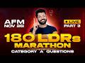 AFM LDR Questions Marathon Part 3 Timestamps | CA Final AFM Nov 26 Chapters & Category A Questions Solved