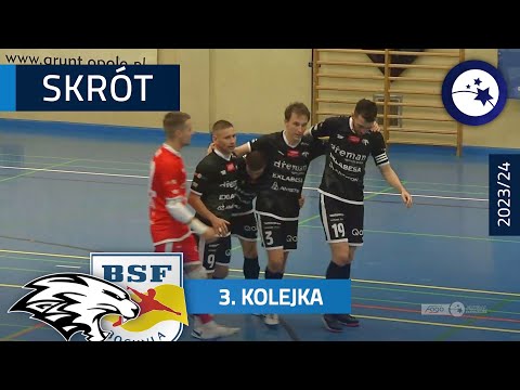 Dreman Opole Komprachcice - BSF ABJ Bochnia 6:2 | SKRÓT | 3. kolejka (2023/24)