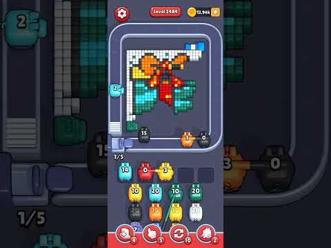 Pixel Flow Level 2484 Walkthrough