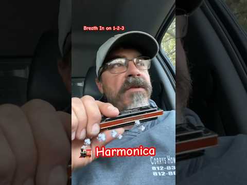 How to Play Cool Train Sound  On The Harmonica for the First Time New Technique ￼from Newbie #train