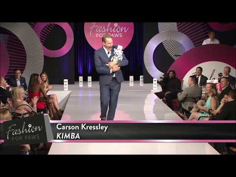 Carson Kressley on the runway in Anthony Rubio Show for the Fashion For Paws benefit