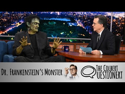Dr. Frankenstein's Monster Takes The Colbert Questionert
